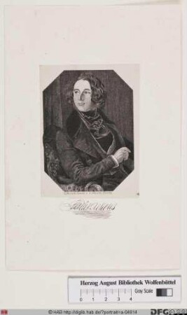 Bildnis Charles Dickens (Ps. Boz)