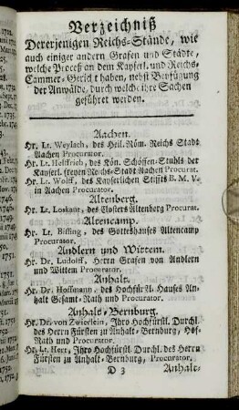 Aachen. - Marck und Schleiden.
