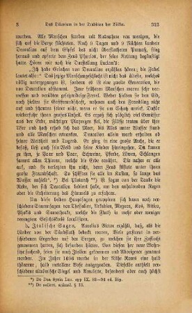 Das Diluvium in der Tradition der Völker