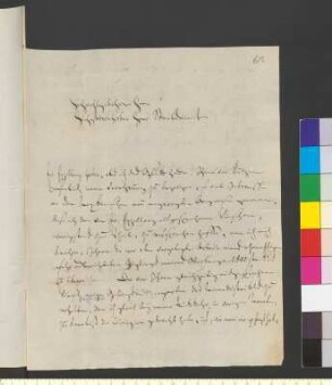 Brief von Beust, Ernst August Graf von an Goethe, Johann Wolfgang von