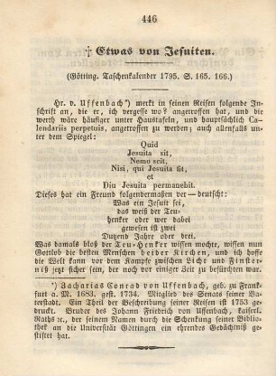 Etwas von Jesuiten