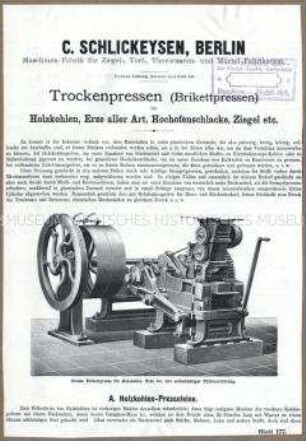 Trockenpressen für Ziegel