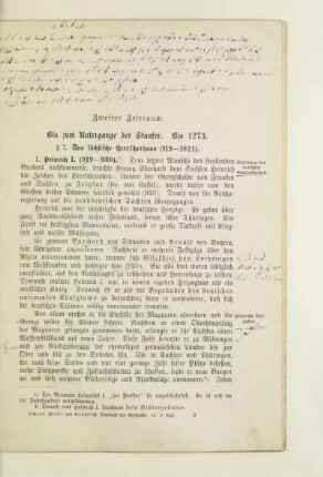 Zweiter Zeitraum. Bis zum Untergange der Staufer. Bis 1273