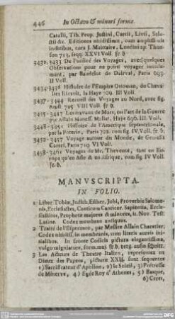Manuscripta