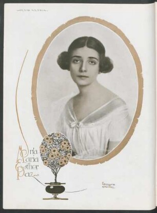 Srta. María Esther Paz : Fotografía de Van Riel