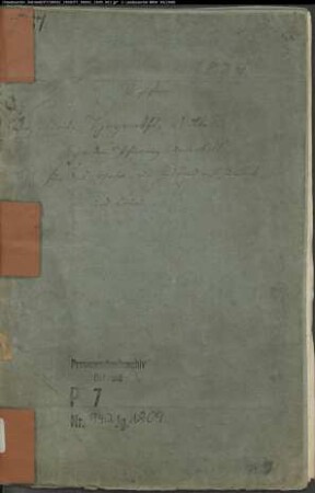 Zivilstandsregister der Munizipalität Westerholt (H 1809). (Gemeinde: Westerholt, Kreis Recklinghausen)