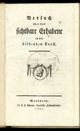 Versuch über das sichtbare Erhabene in der bildenden Kunst