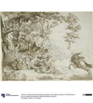 Wildschweinjagd, nach Rubens