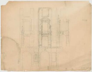Thiersch, Friedrich von; München; Justizpalast - Fassade (Teilansicht)