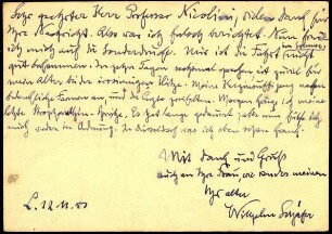5-10-19-26.0000: Schäfer, Dr. h.c. Wilhelm, Dichter; diverse Schreiben ff.: Betr. Vortragsreise
