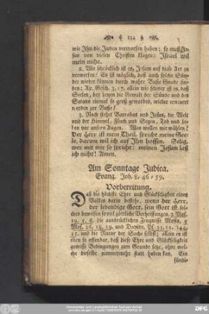 Am Sonntage Judica. Evang. Joh. 8, 46 - 59.