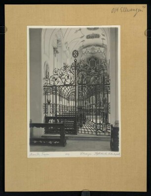 88, Ellwangen. Stiftskirche, Seitenkapelle. (Nr. 3417).