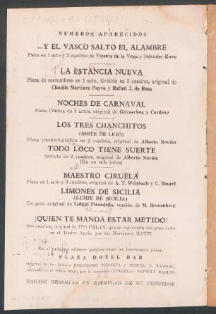 Números aparecidos
