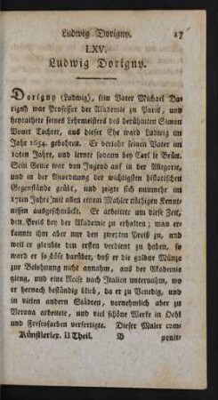 LXV. Ludwig Dorigny