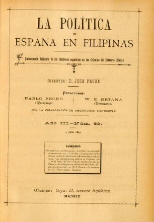 Núm. 63. 4 Julio 1893