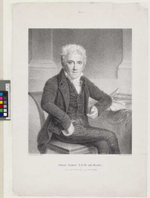 Eduard Rentzel J. H. Dr. und Senator, geb: den 16 November 1772, - gest: den 16 Juny 1832.