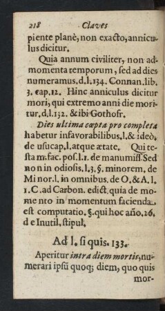 Ad l. si quis. 133.