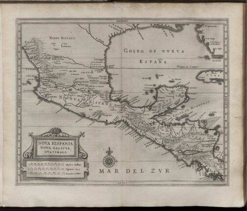 Nova Hispania. Nova Galicia. Guatimala.