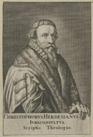 Bildnis des Christophorvs Herdesianvs