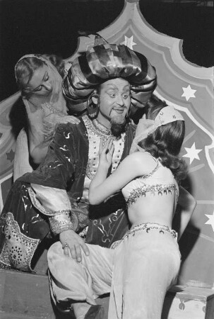 Karneval, Kostümierte in einem Innenraum