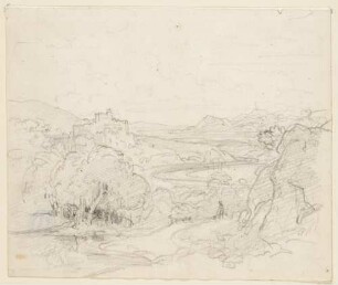 Landschaftskomposition mit italienischen Motiven