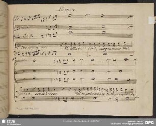 Il Re pastore. Excerpts - Mus.1-F-49,11-2 : S (4), orch, b