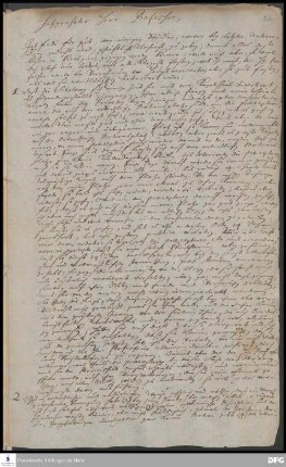 Brief von Hieronymus Freyer an August Hermann Francke.