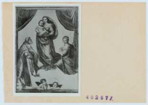 Raffael: Sixtinische Madonna (Diakartei)