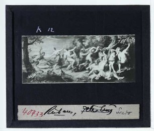 Rubens, Diana und ihre Nymphen werden von Satyrn überrascht (Madrid Prado 1665)
