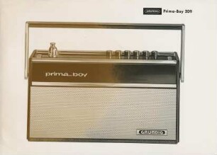 Grundig Kofferradio "Prima-Boy 209" von Gerhard Dietrich und H. Reuning