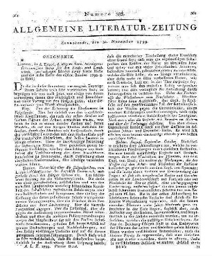 Neuestes Magazin für Oekonomen und Cameralisten. Bd. 2, Lfg. 3. Hrsg. v. J. C. C. Löwe. Berlin: Pauli 1799