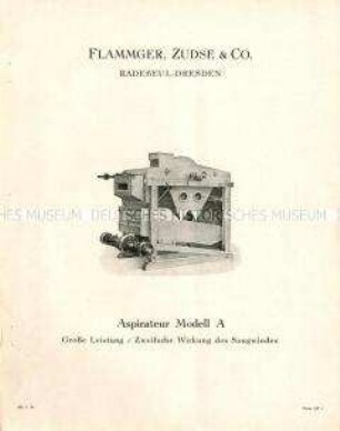 Aspirateur Modell A