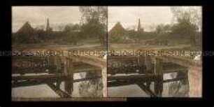 Zerstörter Häuser von Mühlen bei Tannenberg