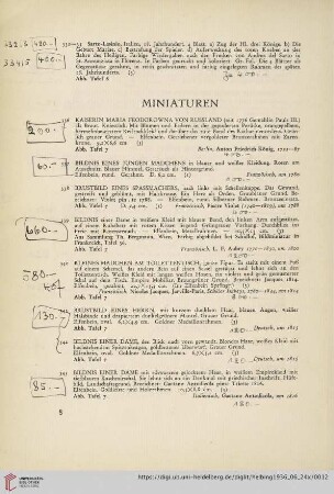 Miniaturen (Nr. 336-345)
