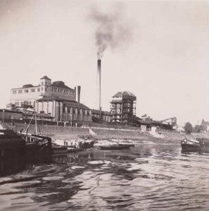 Heidenau. Fabrik Hoesch & Co., Sulfit-Cellulosefabrik