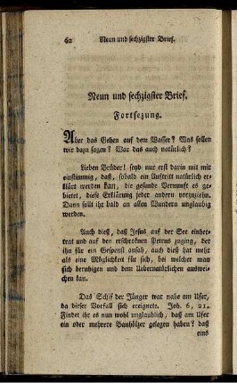 Neun und sechzigster Brief. Fortsezung.
