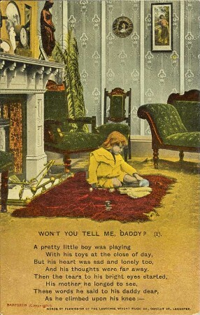 Won't you tell me, daddy? (1). A pretty little boy was playing [...]