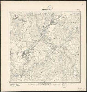 Meßtischblatt 1701 : Neudamm, 1893 : Neudamm. - Aufn. 1891. - 1:25000. - [Berlin]: Reichsamt für Landesaufnahme, 1893. - 1 Kt.