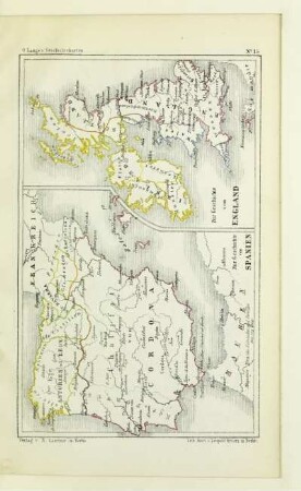 Zur Geschichte von Spanien. Zur Geschichte von England