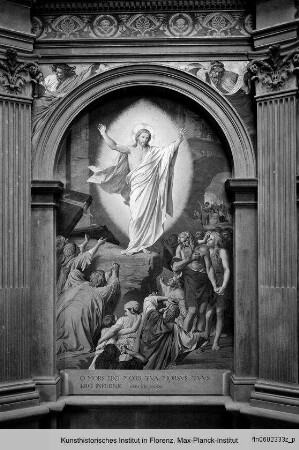 Kapellenausmalung mit Szenen aus dem Leben Christi und den vier Evangelisten : Christus in der Vorhölle