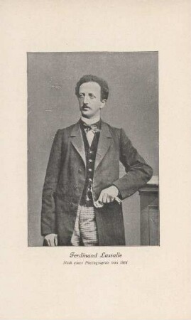 Ferdinand Lassalle. 1864