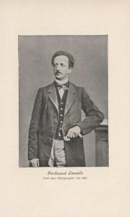 Ferdinand Lassalle. 1864