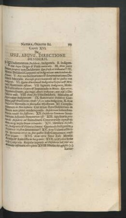 Caput XVI. De Usu, Abusu, Directione Desiderii.