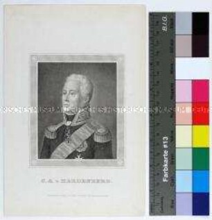 Porträt des preußischen Staatskanzlers Carl August Freiherr von Hardenberg