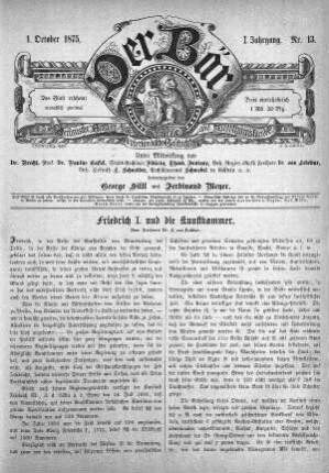 1. October 1875, Nr. 13