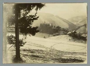 Winter im Frankenwald vor Lauenstein
