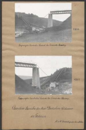 Gesprengter Eisenbahnviadukt bei Zolnówka-Potutory