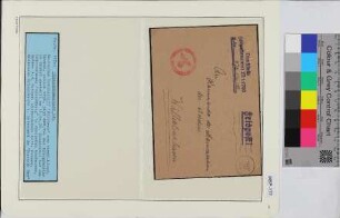 Privat-Feldpostbrief, Schiffsname/Landeinheit: Minenräumschiff 12, Feldpostnr. 11701; Frankatur, Mi.-Nr.: [Keine]; Poststempel: Feldpost […] 03.2.41; Nebenstempel: in rot: Dienststelle Feldpost-Nr. 11701
