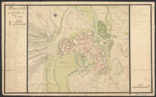 Plan de ville et citadelle de Verdun