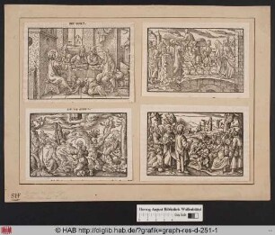 Die Salbung Christi im Hause des Pharisäers Simon.